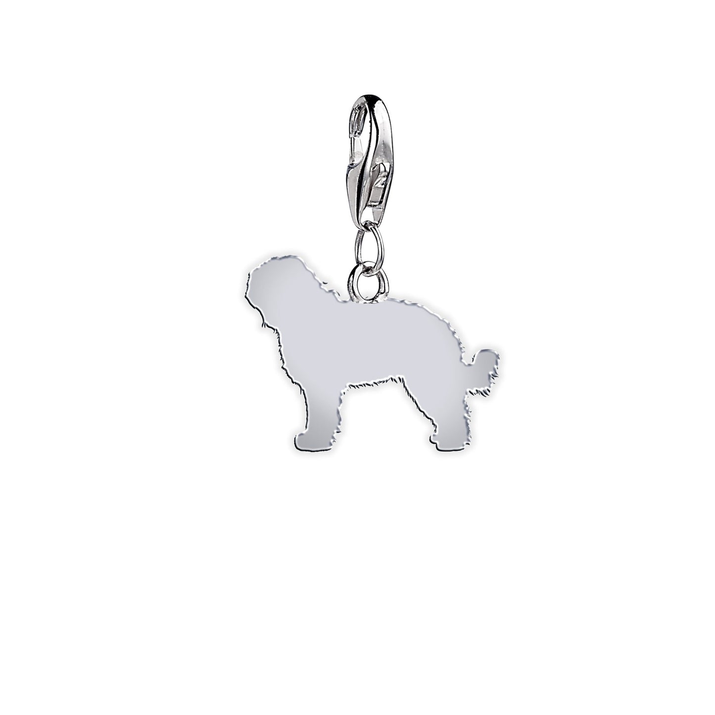 Barbet Silhouette Silver Charm - MYLEE London