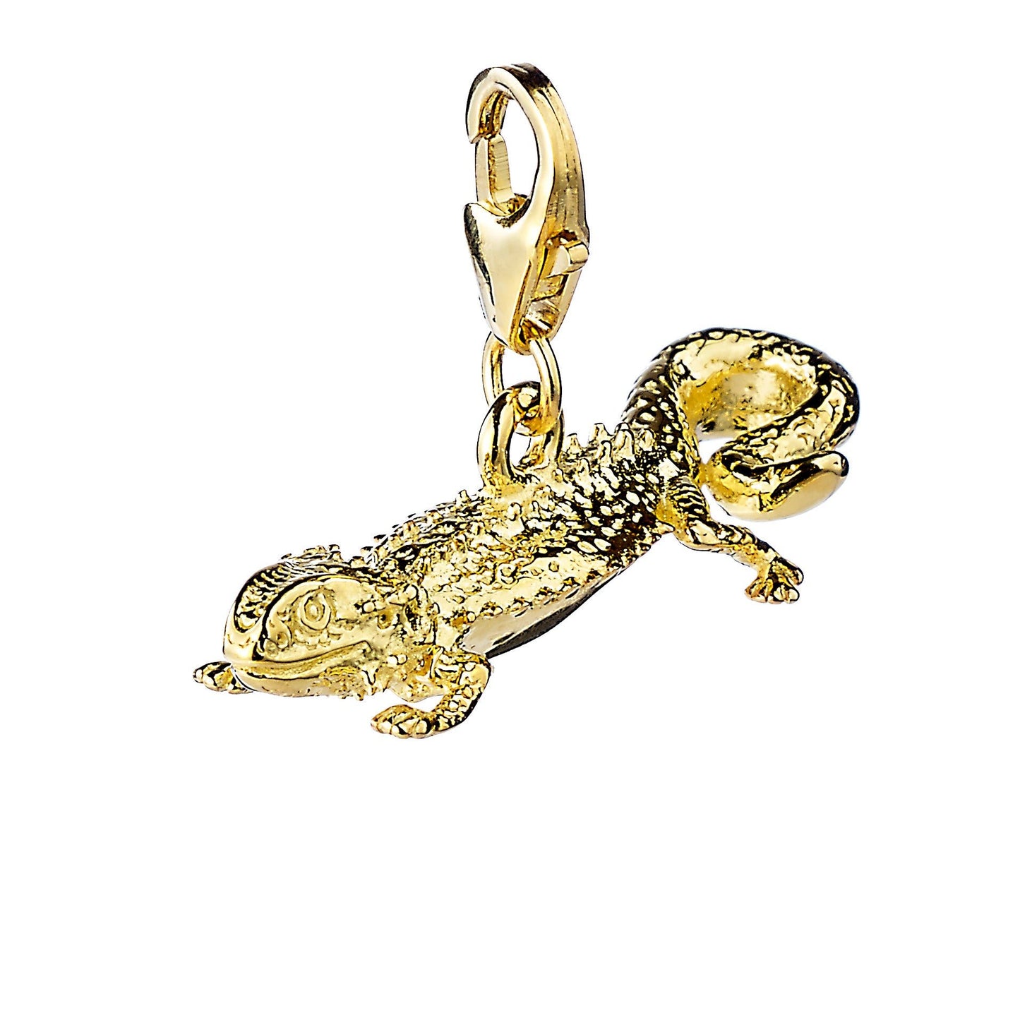 Bearded Dragon Gold Charm - MYLEE London