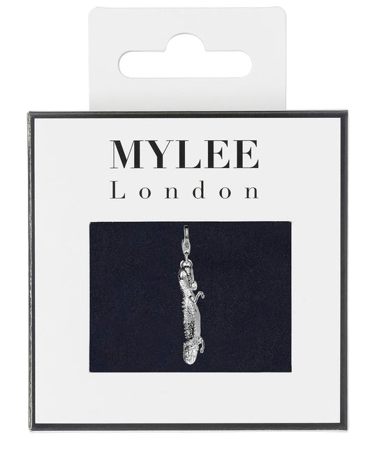 Bearded Dragon Silver Plated Charm - MYLEE London