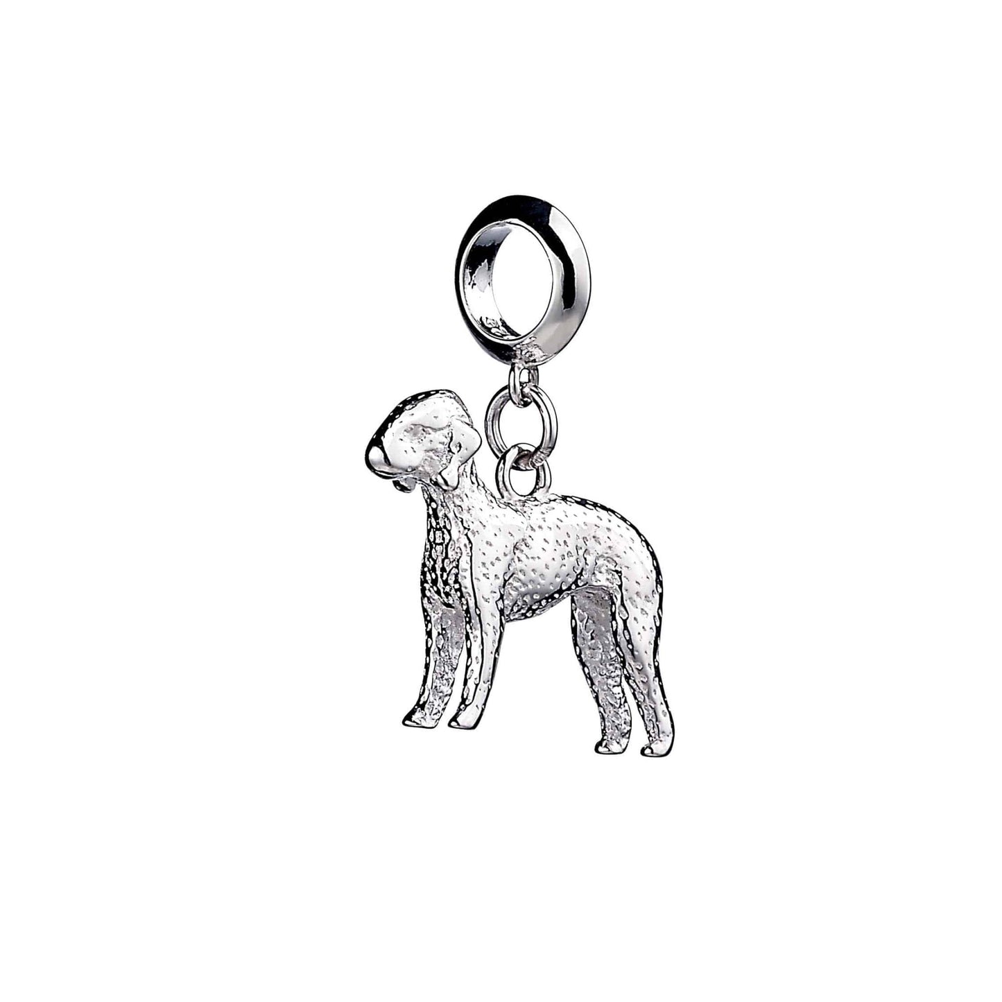 Bedlington Terrier Silver Charm - MYLEE London