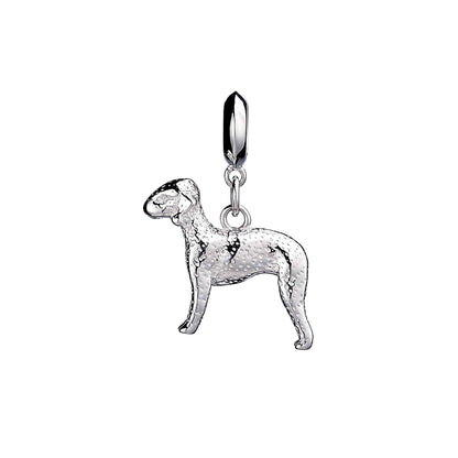 Bedlington Terrier Silver Charm - MYLEE London