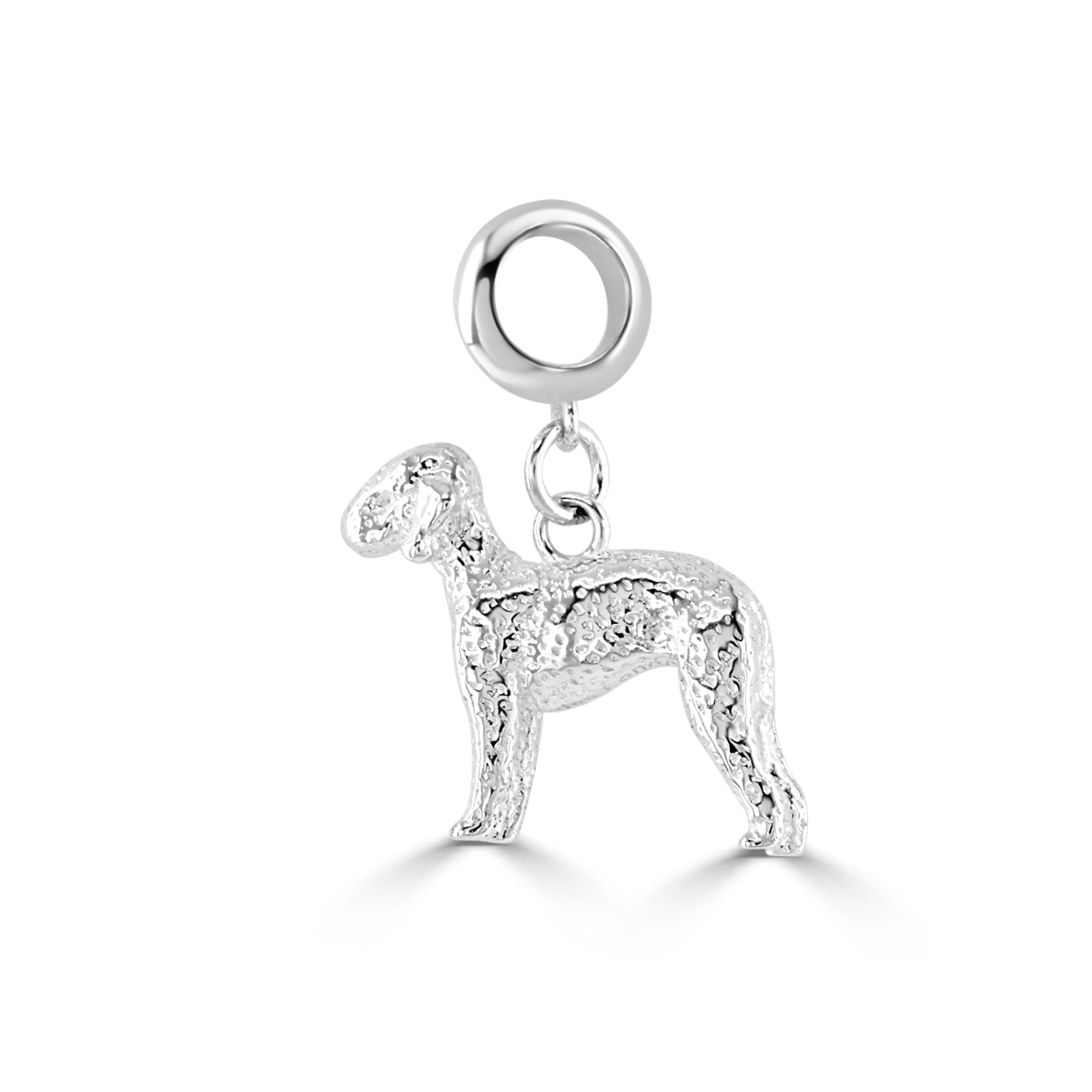 Bedlington Terrier Silver Charm - MYLEE London