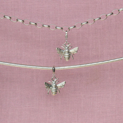 Bee sterling silver jewellery