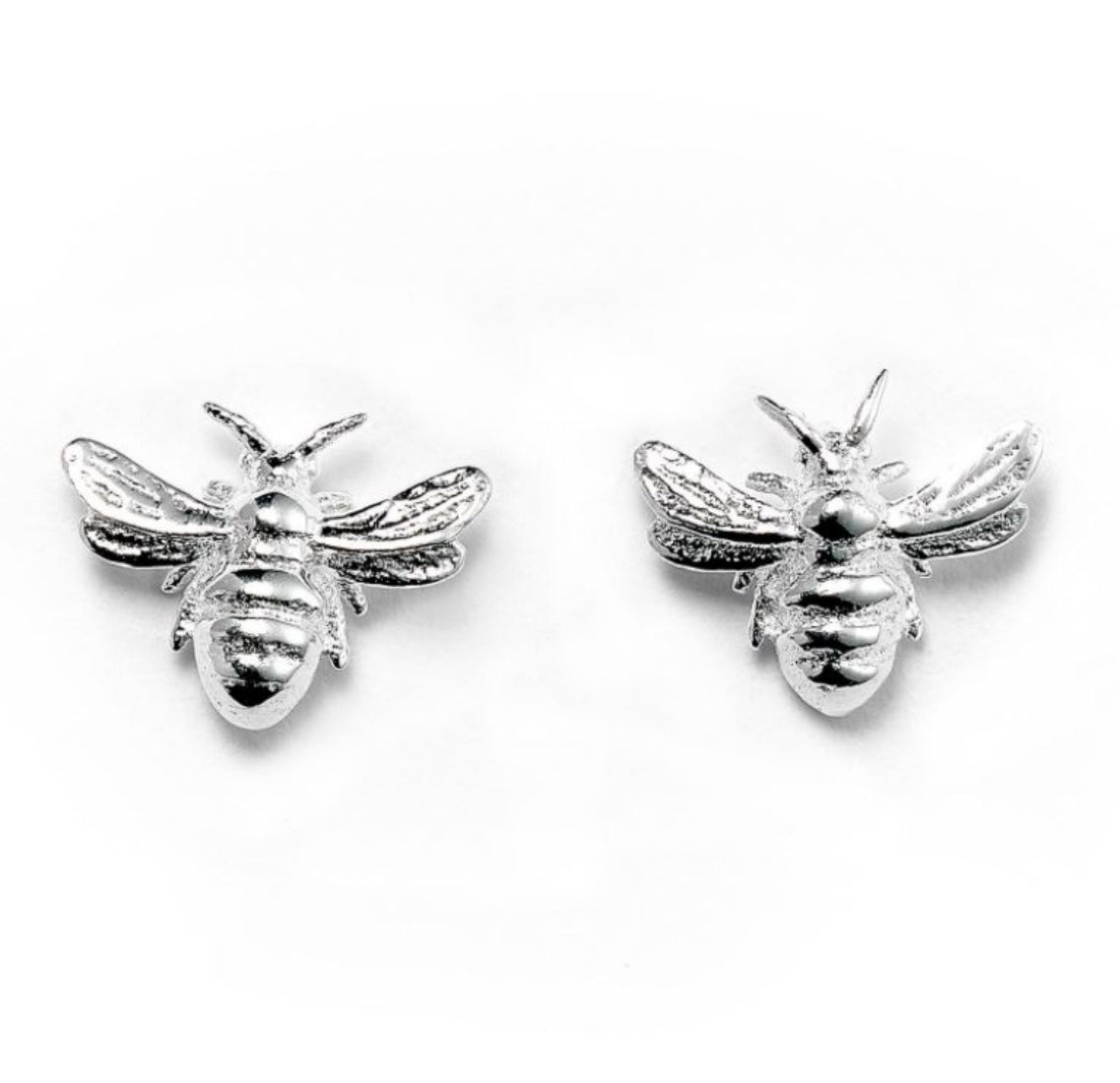 Bee Silver Earrings - MYLEE London