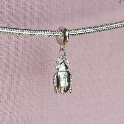 Beetle Silver Charm - MYLEE London