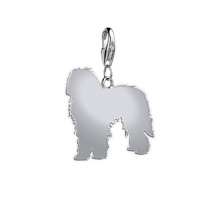 Bergamasco Silhouette Silver Charm - MYLEE London