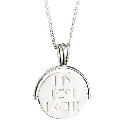 Best Friends Spinner Sterling Silver Necklace - MYLEE London