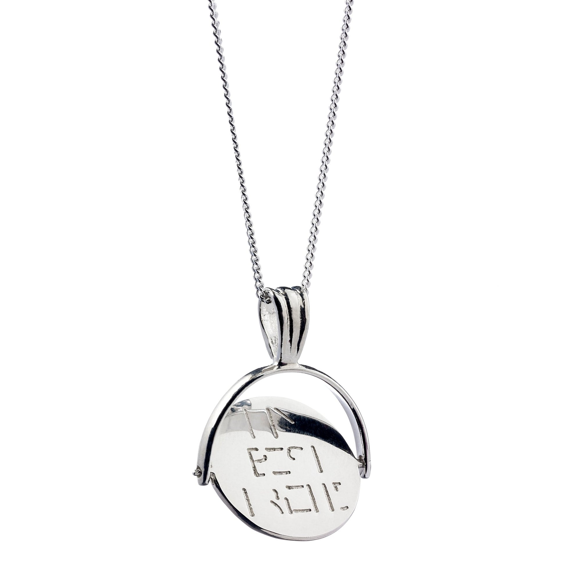 Best Friends Spinner Sterling Silver Necklace - MYLEE London