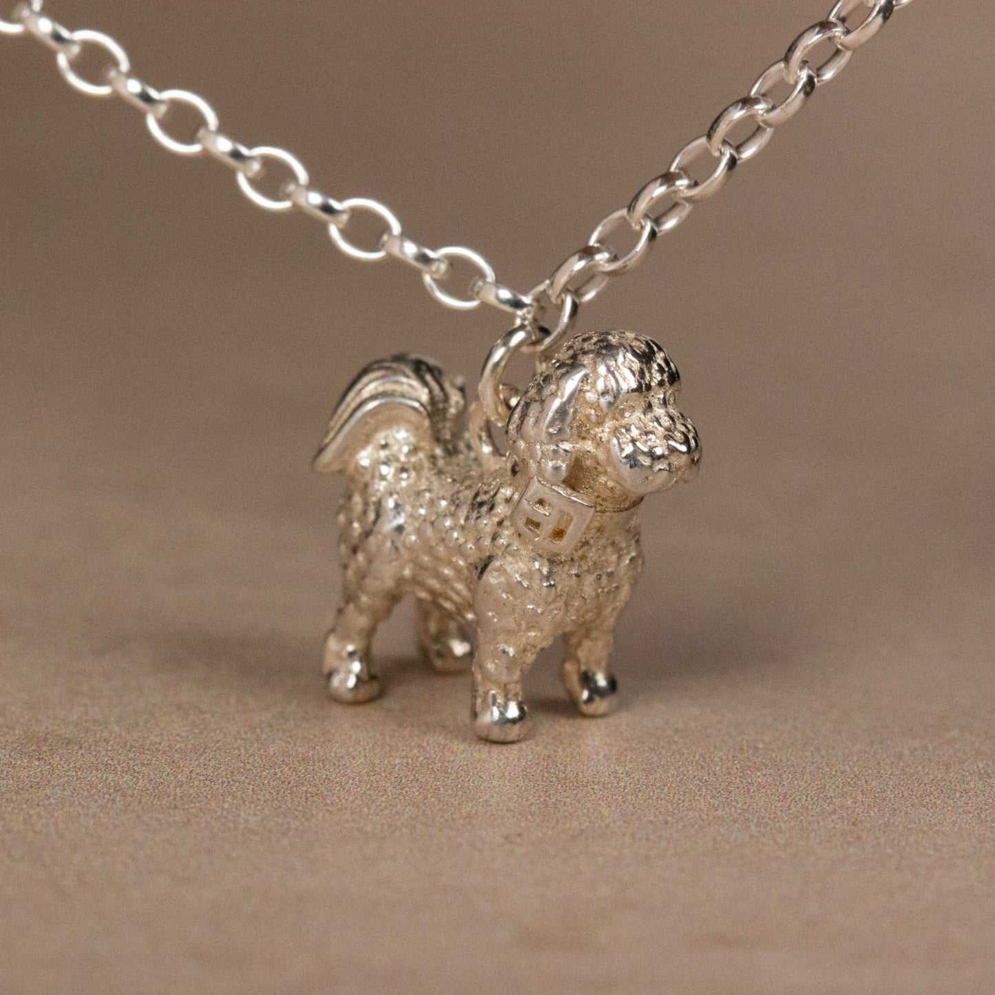 Bichon Frise Chain Bracelet - Personalised - Sterling Silver - MYLEE London