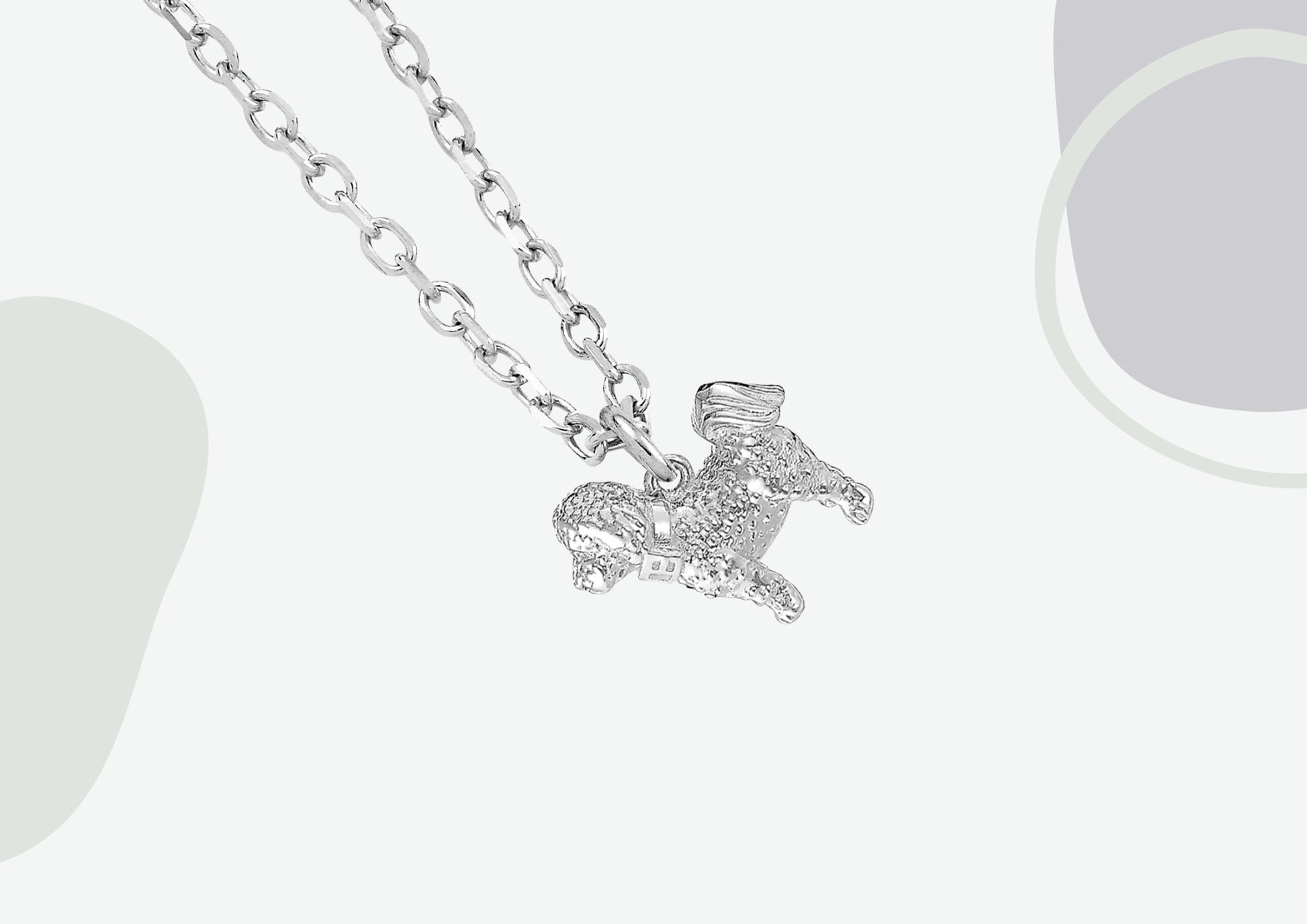 Bichon Frise Silver Necklace - Personalised - MYLEE London