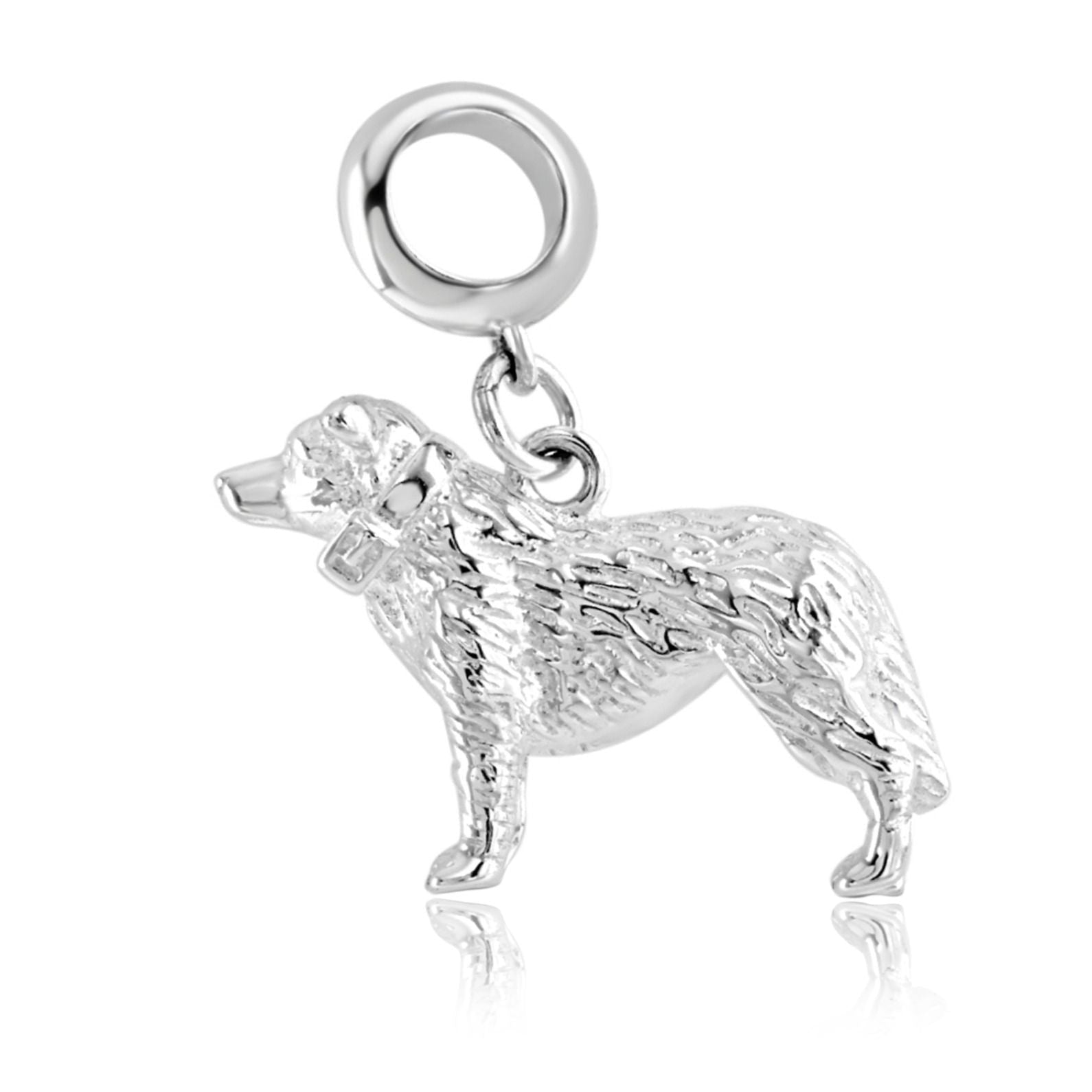 Border Collie Silver Charm - MYLEE London