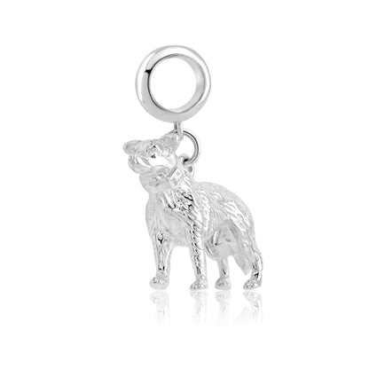 Border Collie Silver Charm - MYLEE London