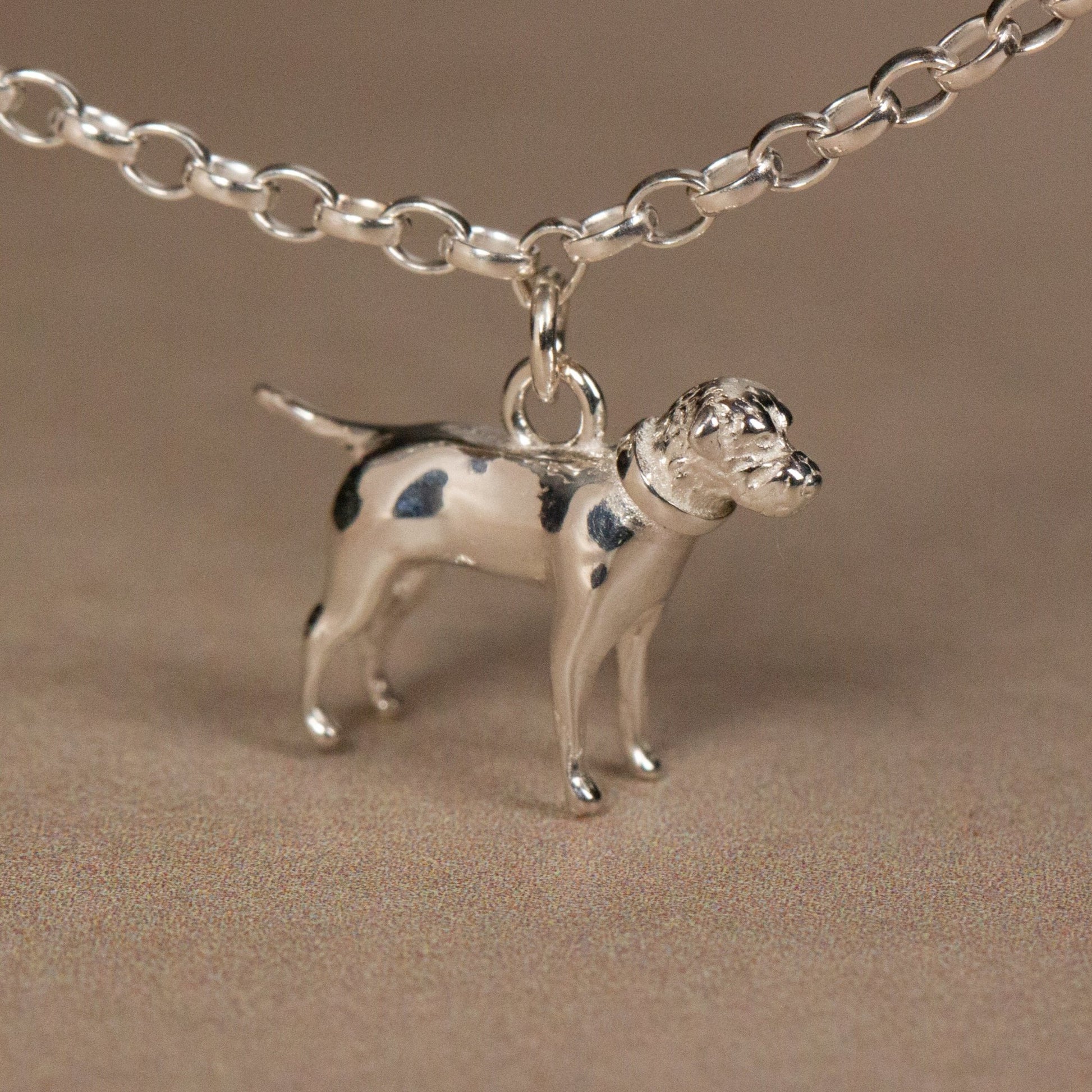 Border Terrier Chain Bracelet - Personalised - Sterling Silver - MYLEE London