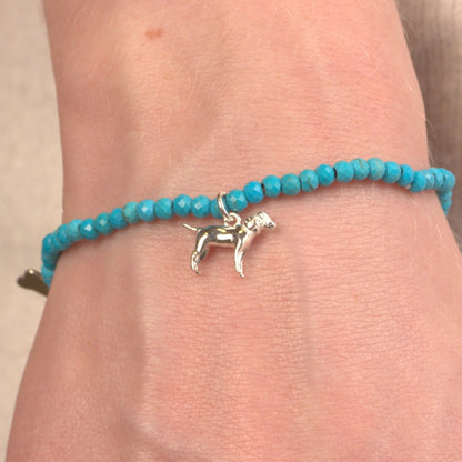 Border Terrier Crystal Bracelet - Personalised - MYLEE London