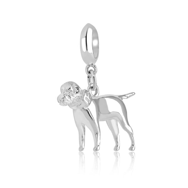 Border Terrier Silver Charm - MYLEE London