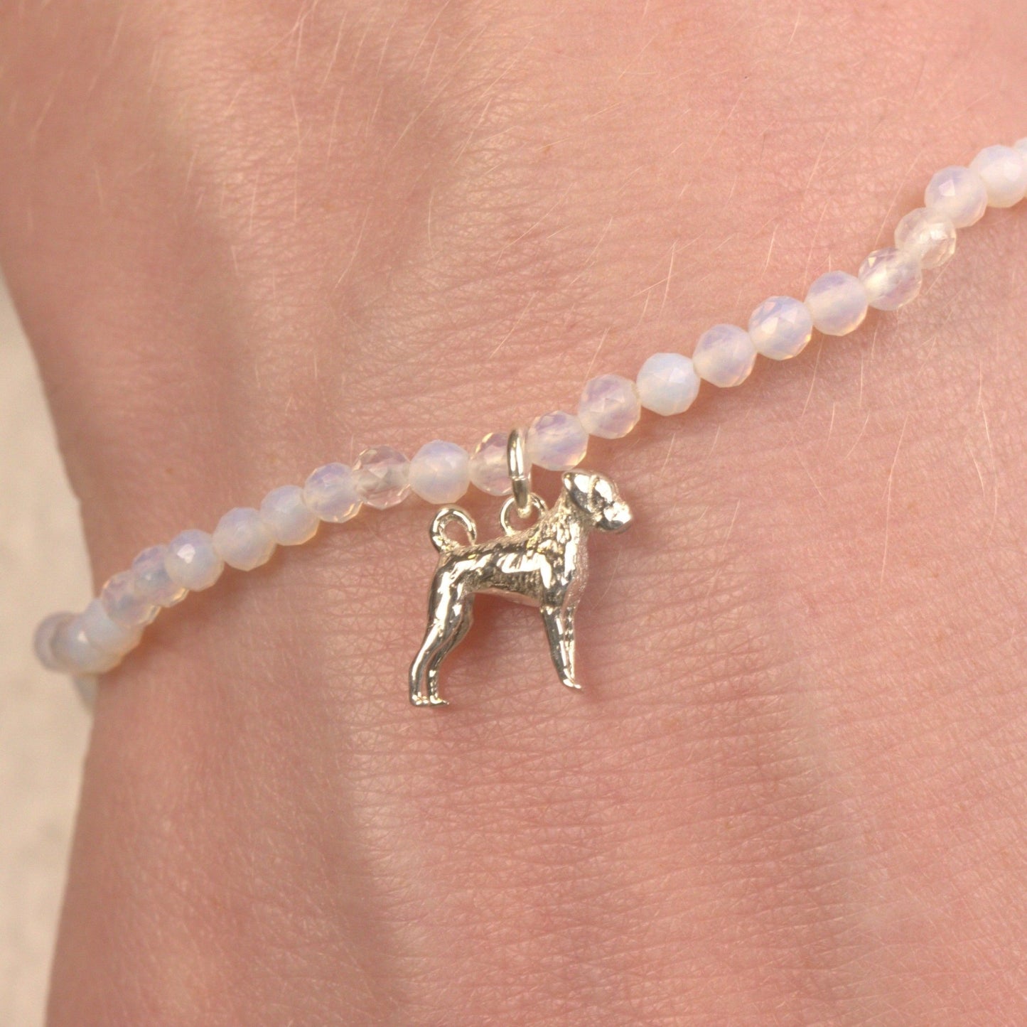 Boxer Crystal Bracelet - Personalised - MYLEE London