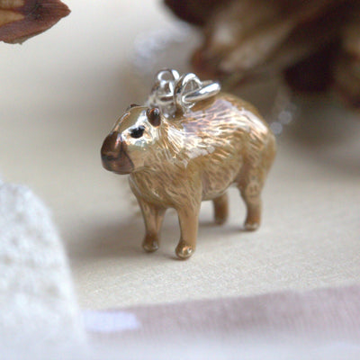 Capybara sterling silver jewellery