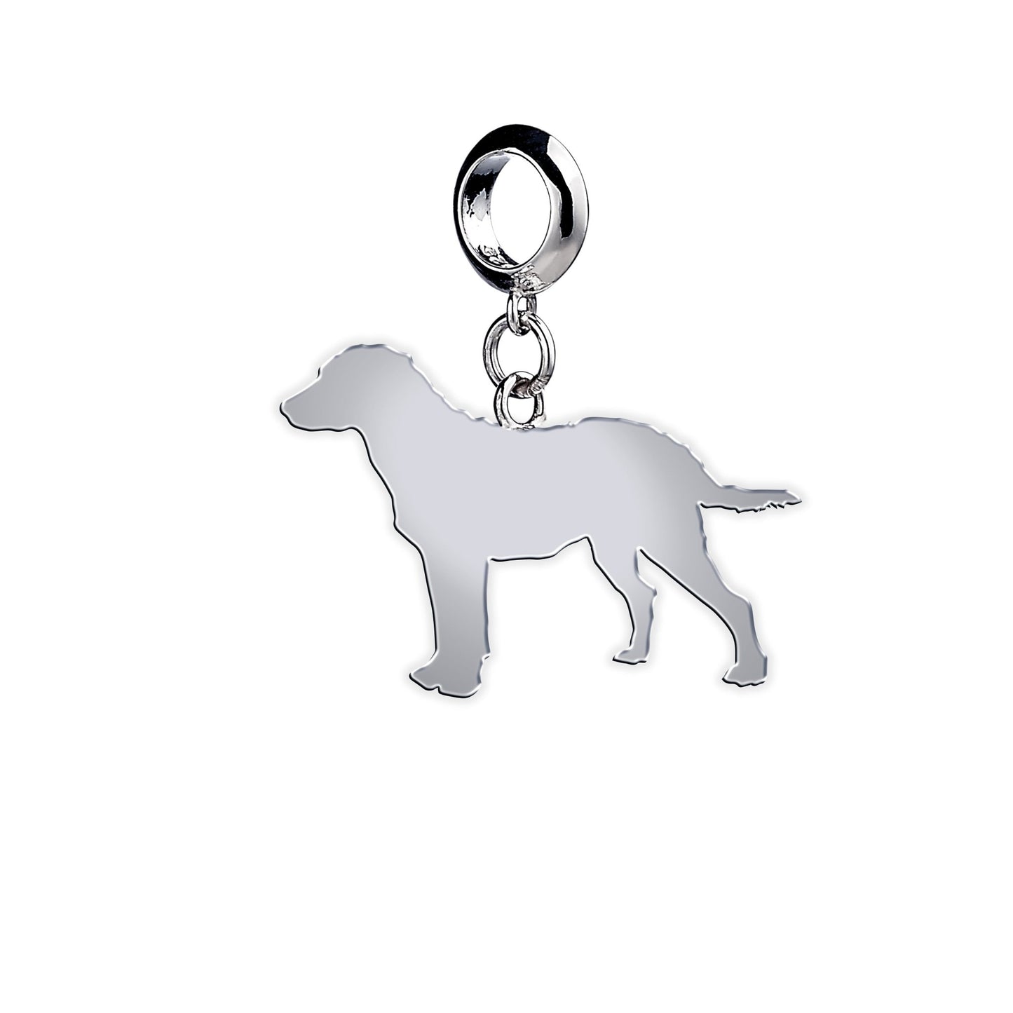 Chesapeake Bay Retriever Silhouette Silver Charm - MYLEE London