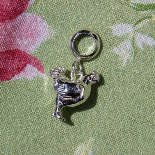 Chicken Silver Charm - MYLEE London