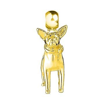 Chihuahua Gold Charm - MYLEE London