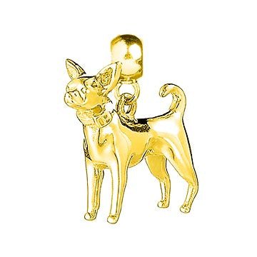 Chihuahua Gold Charm - MYLEE London