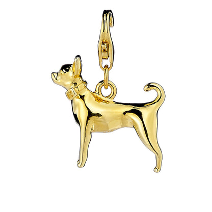 Chihuahua Gold Charm - MYLEE London