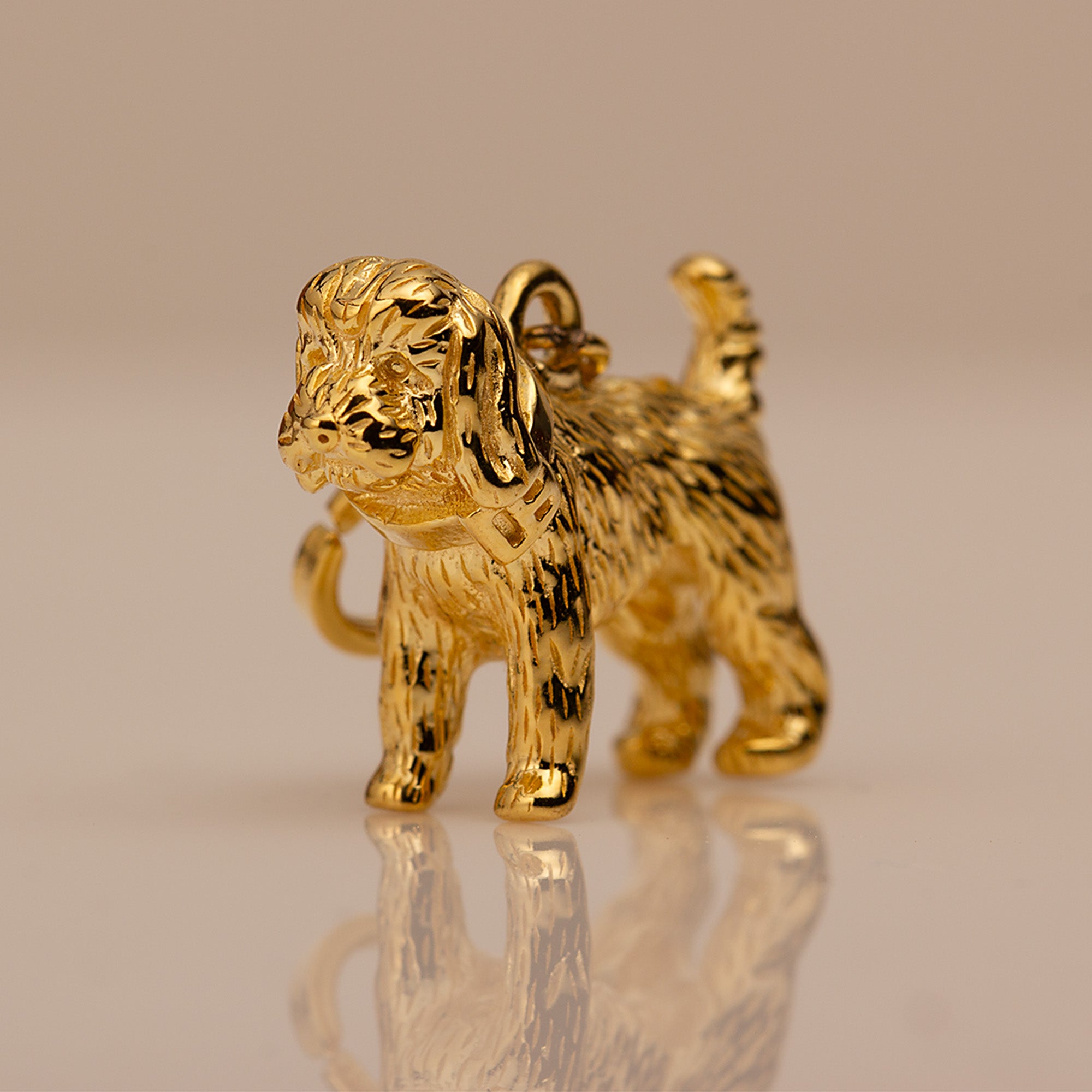 Cockapoo Gold Charm – MYLEE London