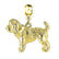 Cockapoo Gold Charm – MYLEE London
