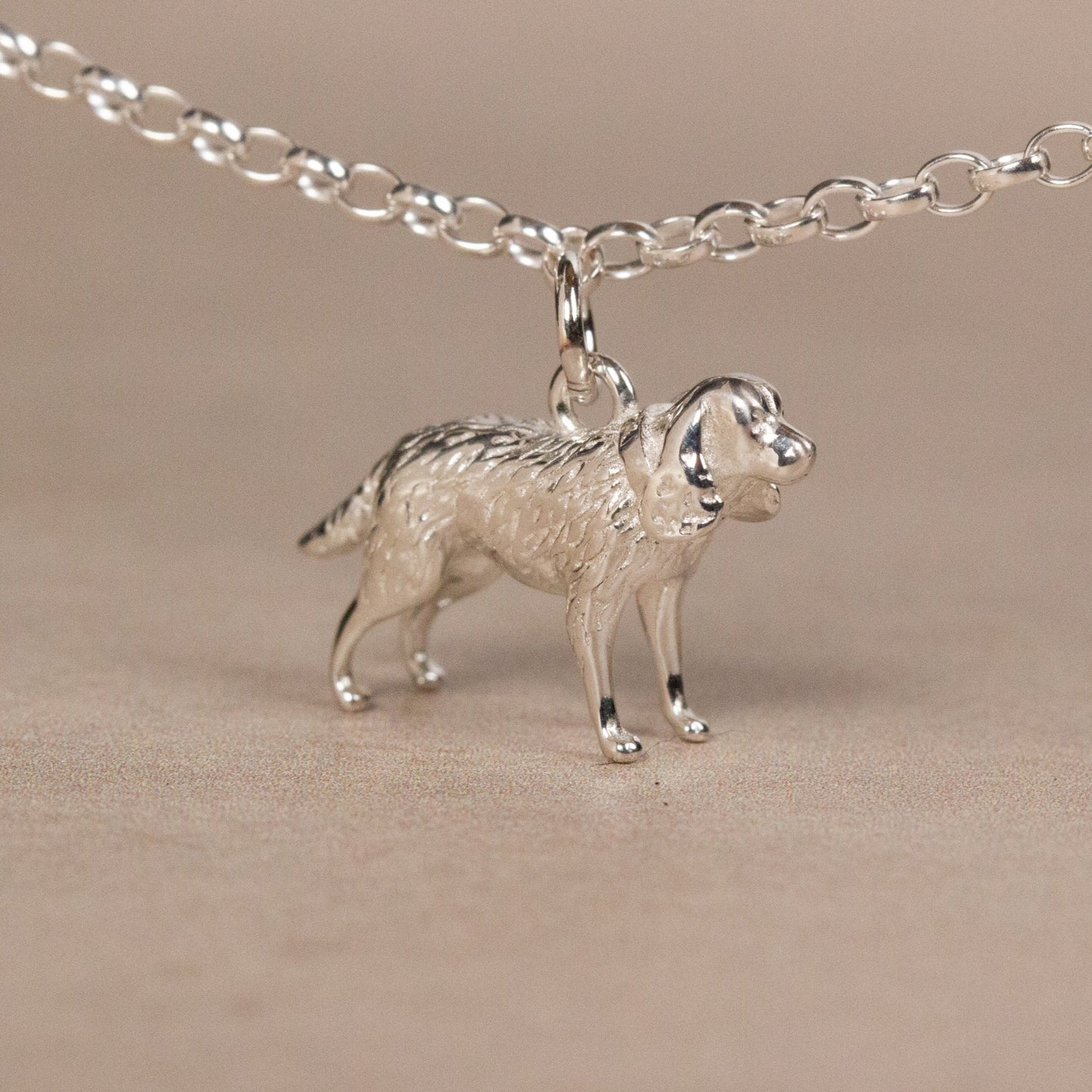 Cocker Spaniel Chain Bracelet - Personalised - Sterling Silver - MYLEE London