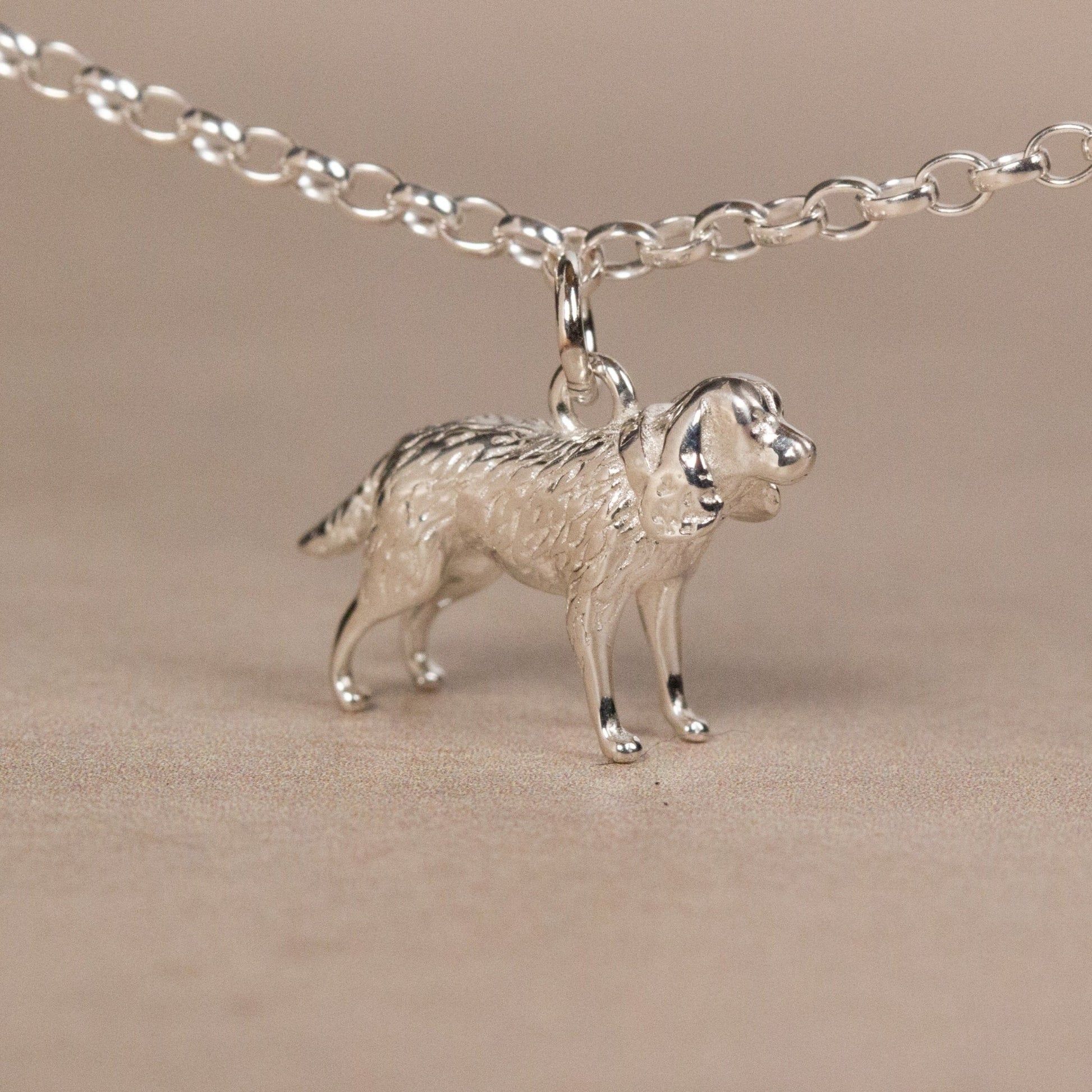 Cocker Spaniel Chain Bracelet - Personalised - Sterling Silver - MYLEE London