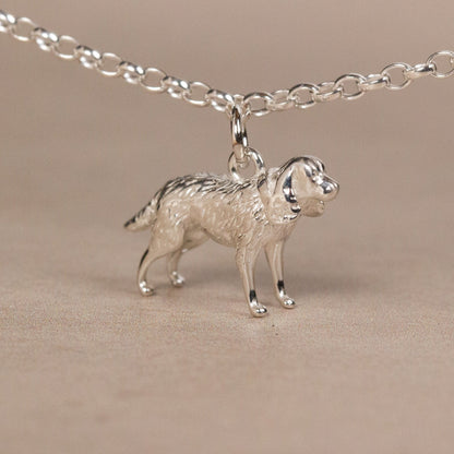 Cocker Spaniel Chain Bracelet - Personalised - Sterling Silver - MYLEE London