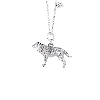 Cocker Spaniel Silver Necklace - Personalised - MYLEE London