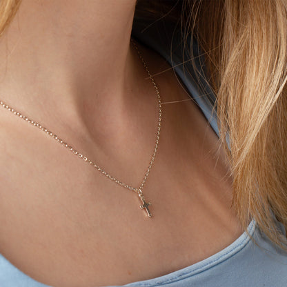 Cross Necklace - Sterling Silver - MYLEE London