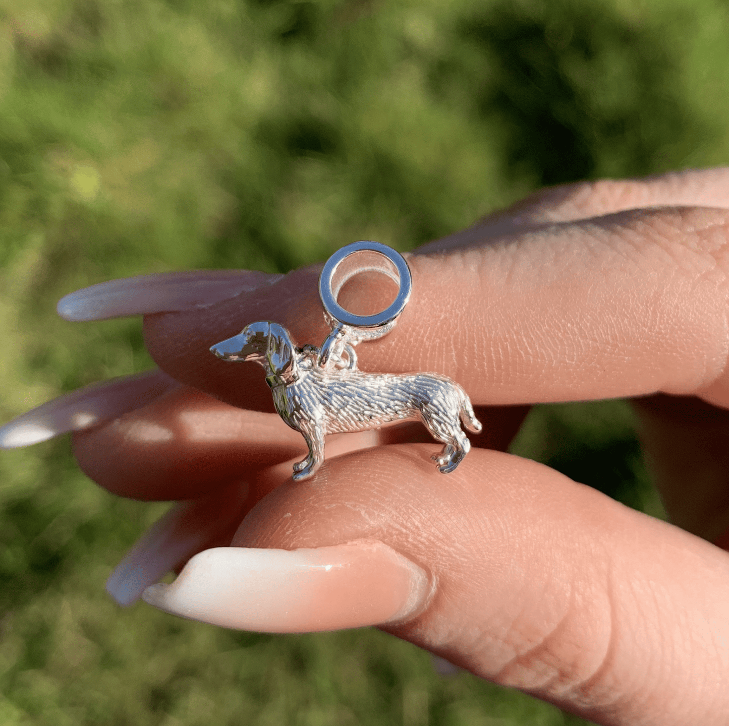 Dachshund Silver Charm - MYLEE London