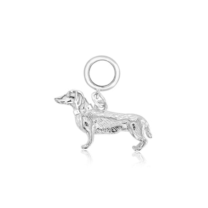 Dachshund Silver Charm - MYLEE London