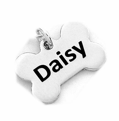 Dachshund Silver Keyring - Personalised - MYLEE London