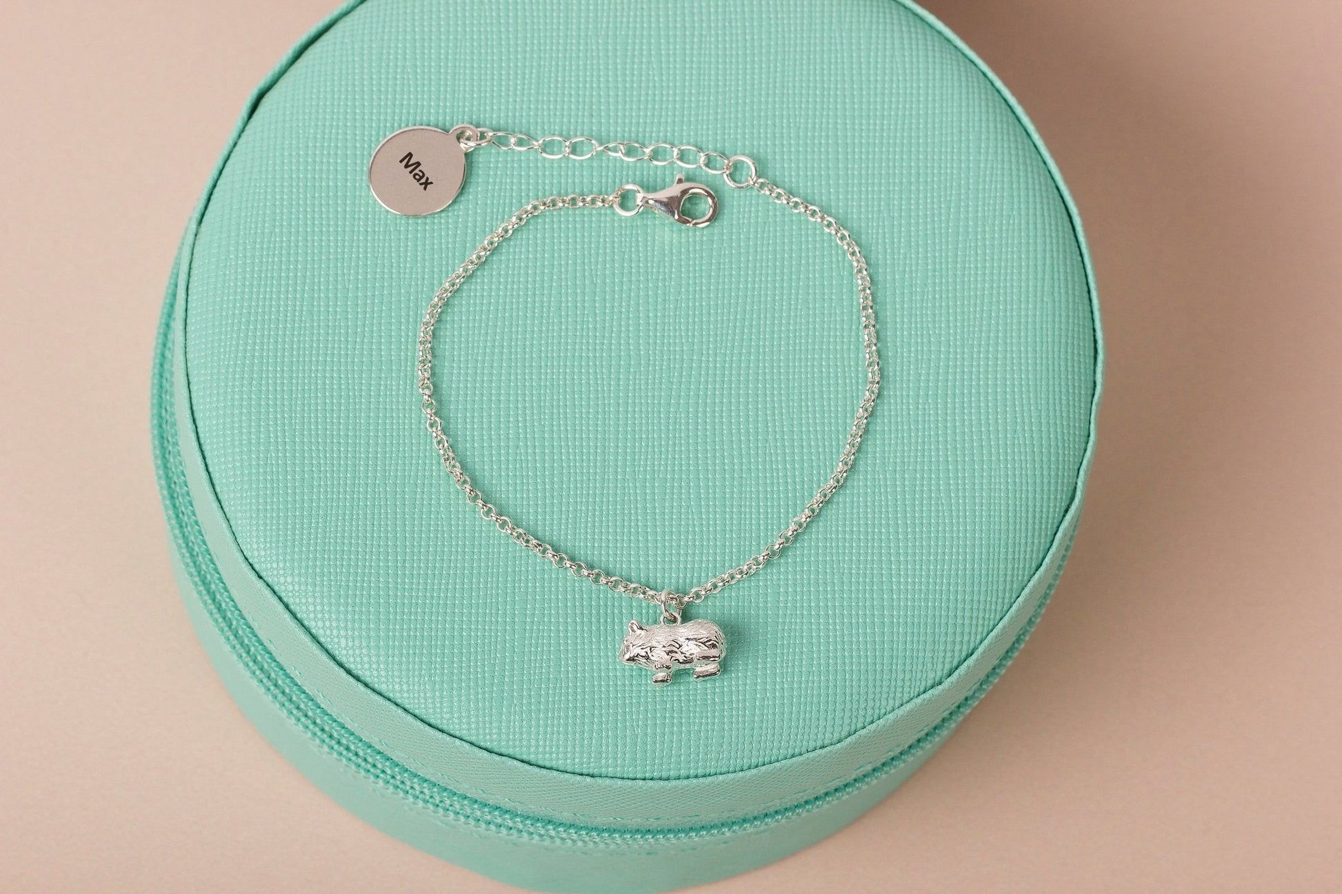 Dainty Chain Bracelet with Pet Charm - Personalised - Sterling Silver - MYLEE London