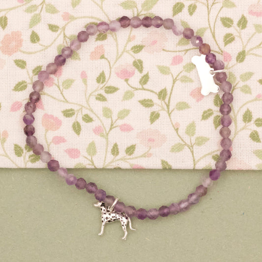 Dalmatian Crystal Bracelet - Personalised - MYLEE London