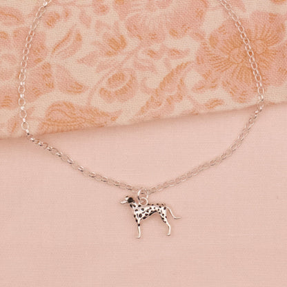 Dalmatian Dainty Chain Bracelet - Personalised - Sterling Silver - MYLEE London