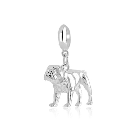 English Bulldog Silver Charm - MYLEE London