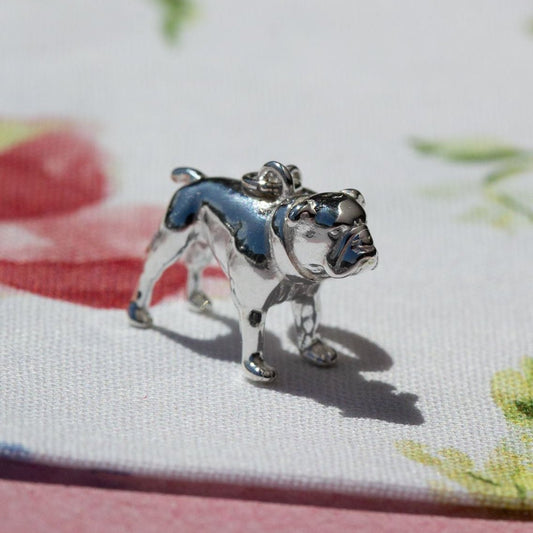 English Bulldog Silver Charm - MYLEE London