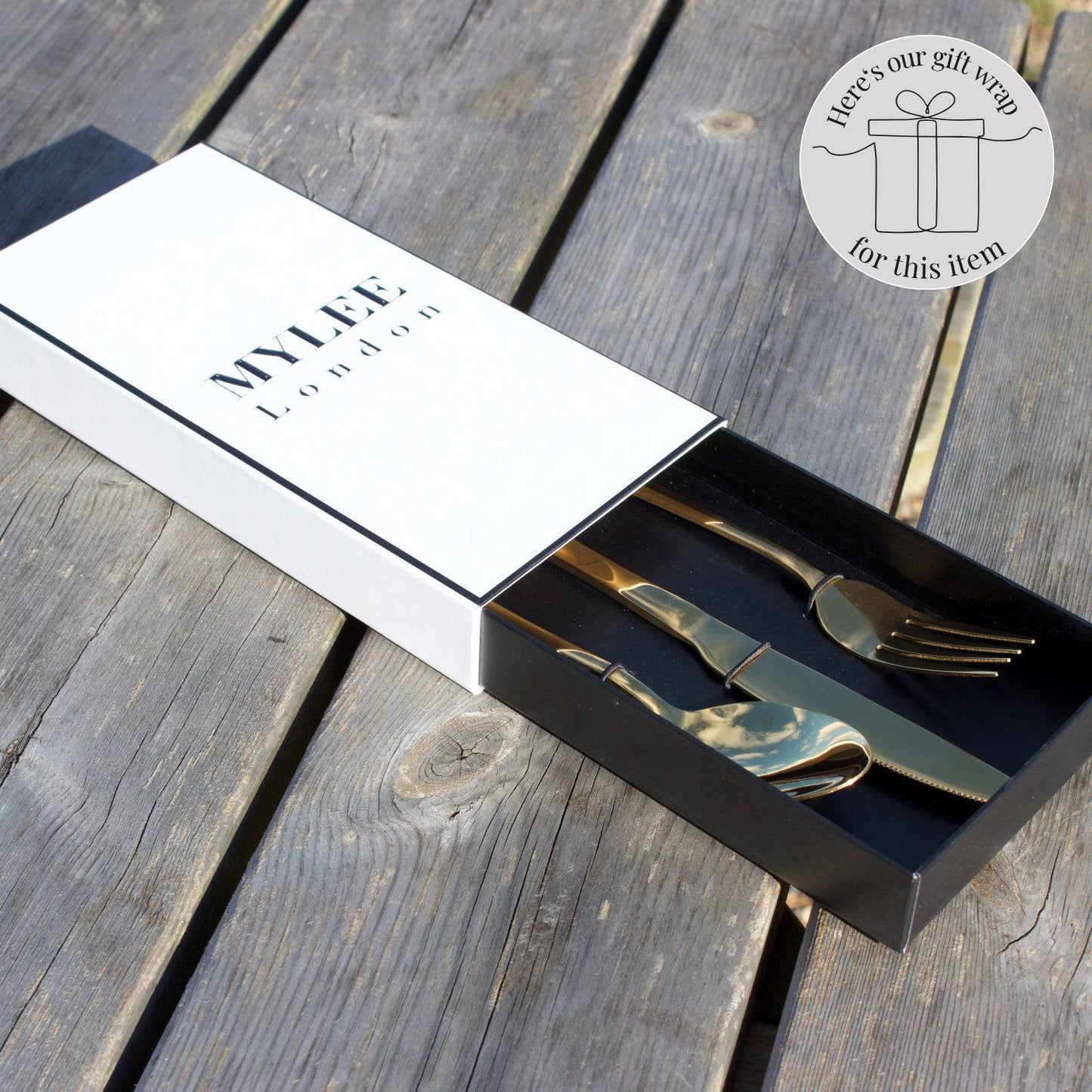 Father's Day Personalised 3 Piece Cutlery Set - MYLEE London