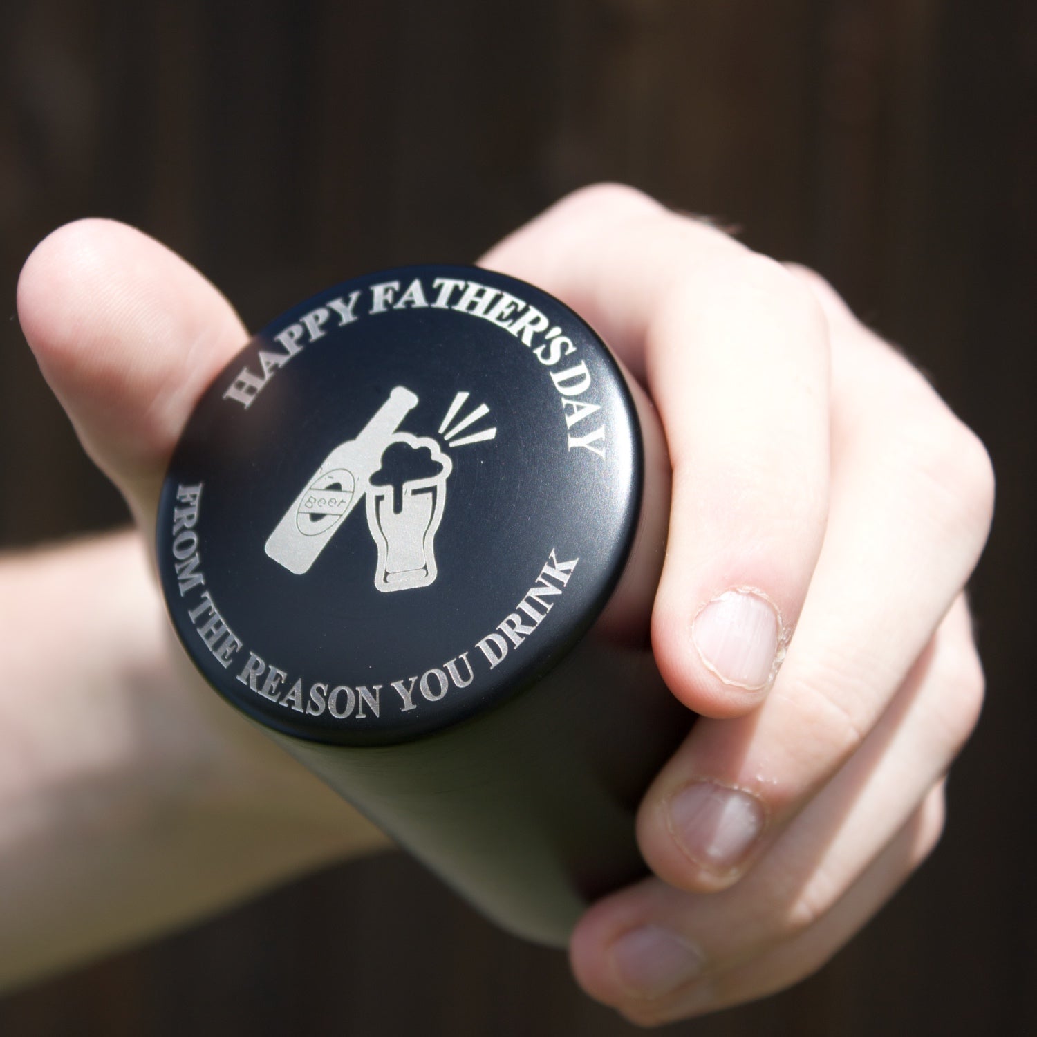 Father's Day Personalised Push - Down Bottle Opener - MYLEE London