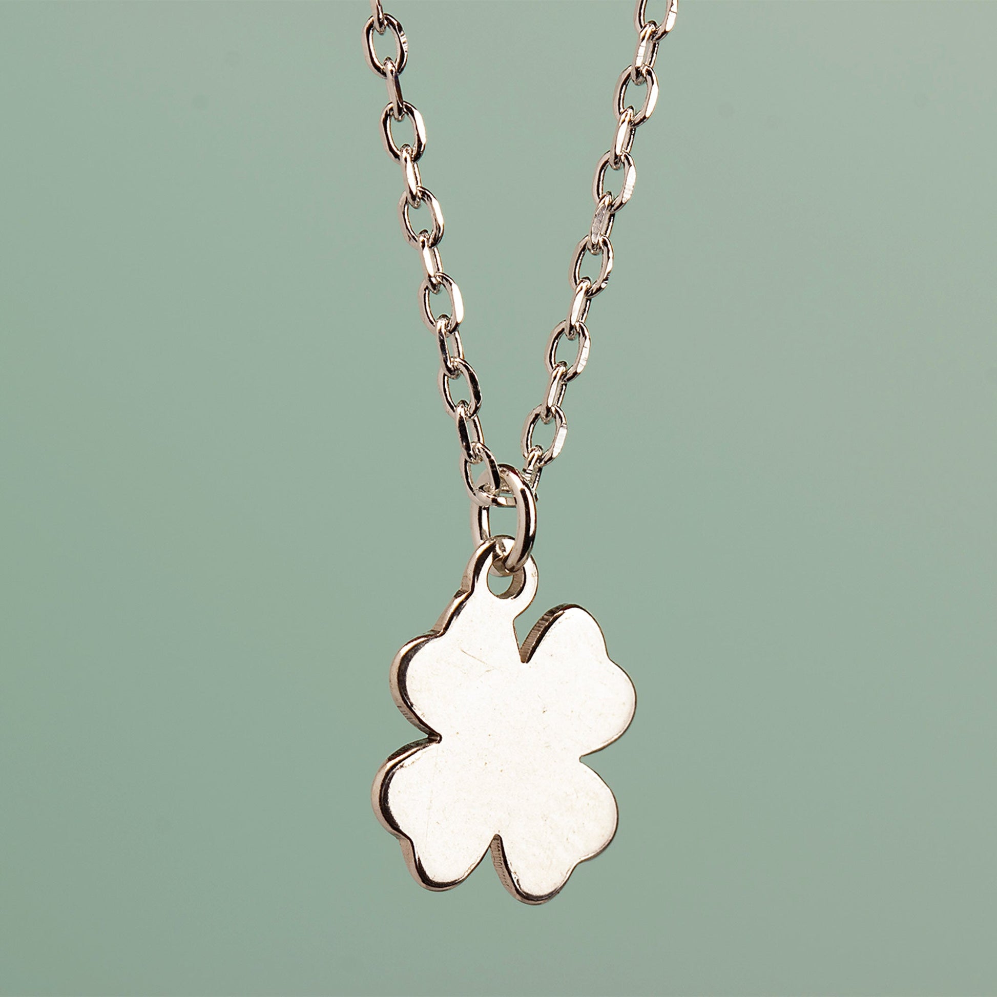 Four Leaf Clover Necklace - Sterling Silver - MYLEE London