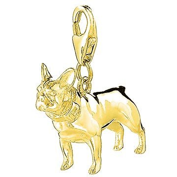 French Bulldog Gold Charm - MYLEE London