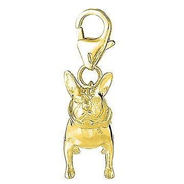 French Bulldog Gold Charm - MYLEE London