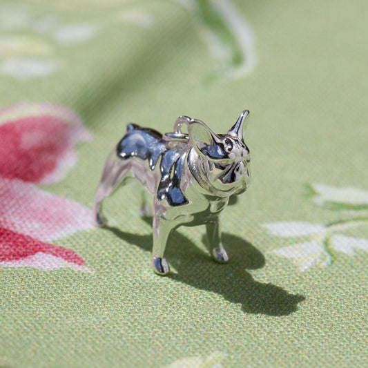 French Bulldog Silver Charm - MYLEE London