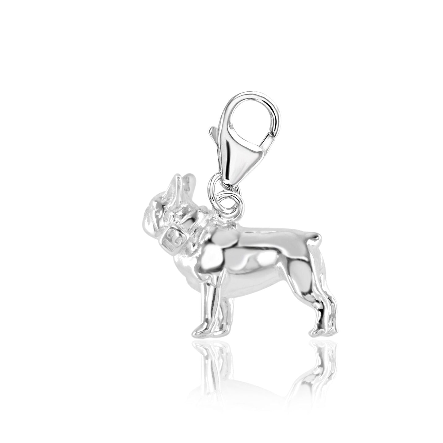 French Bulldog Silver Charm - MYLEE London