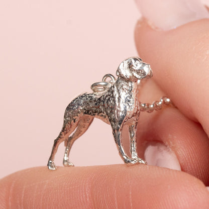 Great Dane Silver Necklace - Personalised - MYLEE London