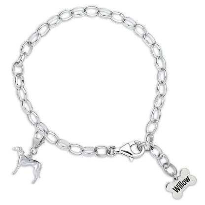 Greyhound Silver Charm - MYLEE London